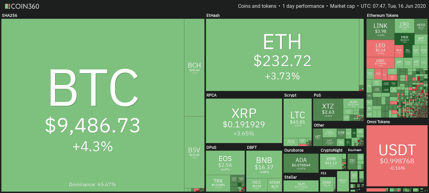 Cryptocurrency market daily overview