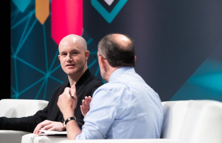 Brian Armstrong image via CoinDesk archives