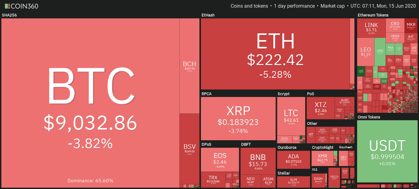 Cryptocurrency market daily overview